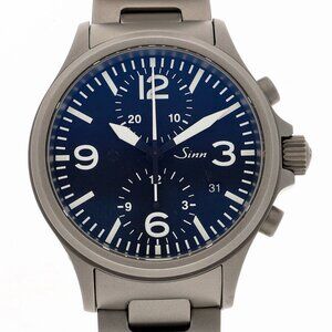 WATCH Sinn 756 black SS AT